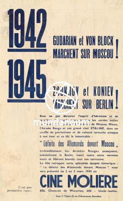 1942 : Gudarian et von Block marchent sur Moscou ! 1945 : Zoukhov et Koniev marchent sur Berlin !