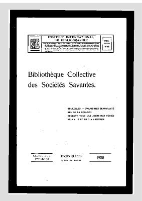 Bibliothèque collective des sociétés savantes