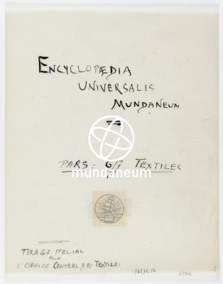 Encyclopaedia Universalis Mundaneum: Textiles. Atlas Textiles. Encyclopedia Universalis Mundaneum