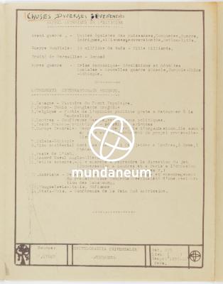 Causes diverses: événements [internationaux de 1936]. Atlas Mundaneum. Encyclopedia Universalis Mundaneum
