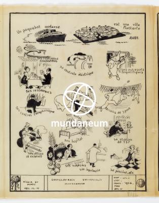 Le paquebot moderne [Un paquebot moderne est une ville flottante ...]. Atlas Mundaneum. Encyclopedia Universalis Mundaneum