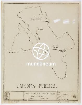 Urinoirs publics. Atlas Ixelles. Encyclopedia Universalis Mundaneum