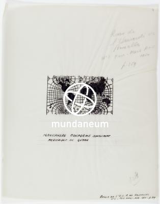 Planisphère conforme doublement périodique de Guyou. [Atlas Mundaneum]. Encyclopedia Universalis Mundaneum