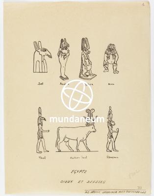Egypte – Dieux et déesses. Atlas Mundaneum. Encyclopedia Universalis Mundaneum