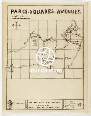 Parcs. Squares. Avenues. Atlas Molenbeek Saint Jean. Encyclopedia Universalis Mundaneum