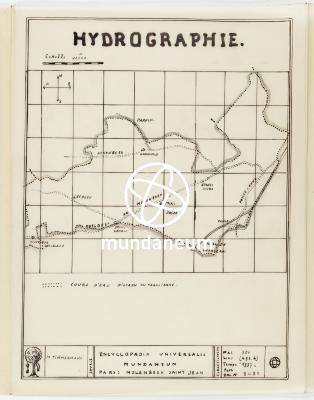 Hydrographie. Atlas Molenbeek Saint Jean. Encyclopedia Universalis Mundaneum