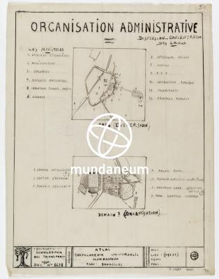 Organisation administrative. Atlas Bruxelles. Encyclopedia Universalis Mundaneum