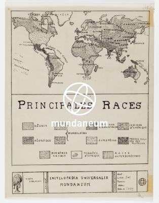 Principales races. Atlas Mundaneum. Encyclopedia Universalis Mundaneum