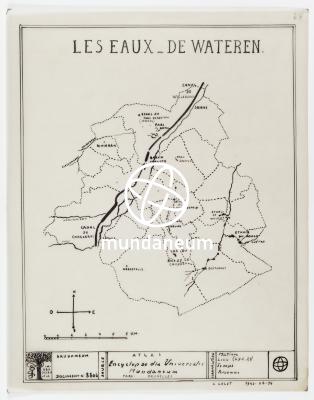 Les eaux – De wateren. Atlas Bruxelles. Encyclopedia Universalis Mundaneum