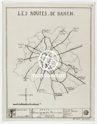 Les routes – De banen. Atlas Bruxelles. Encyclopedia Universalis Mundaneum