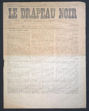 Drapeau noir (Le). Organe communiste-anarchiste