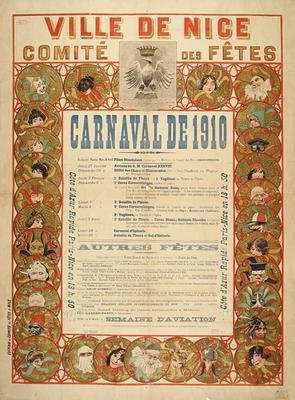 Ville de Nice, Comité des fêtes. Carnaval de 1910