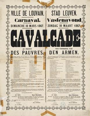 Ville de Louvain - Carnaval - Cavalcade au profit des pauvres / Stad Leuven - Vastenavond - Cavalcade ten voordeel van den armen