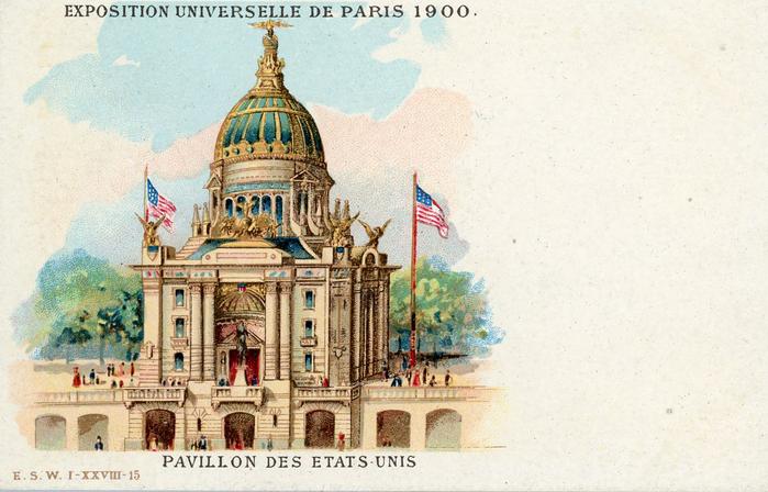 Exposition Universelle de Paris 1900. Pavillon des Etats-Unis (E.S.W.I-XXVIII-15)