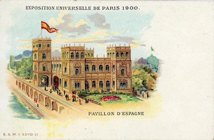 Exposition Universelle de Paris 1900. Pavillon d'Espagne (E.S.W.I-XXVIII-21)