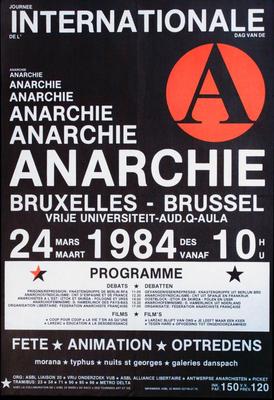 Journée internationale de l'Anarchie / Internationale Dag van de Anarchie 