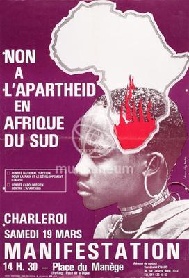 Non à l'Apartheid en Afrique du Sud