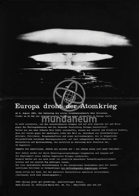 Europa droht der Atomkrieg [La guerre nucléaire menace l'Europe]