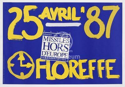 25 avril '87. Floreffe. Missiles hors d'Europe