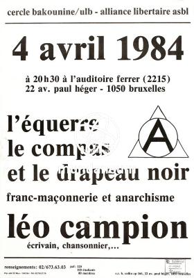 L'Équerre, le compas et le drapeau noir par Léo Campion
