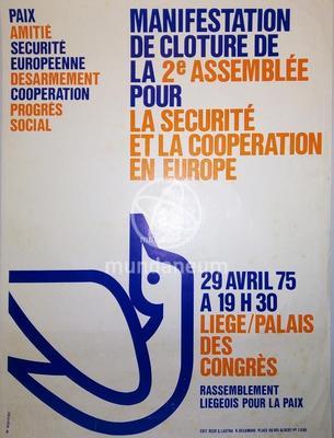 Manifestation de clôture de la 2e Assemblée pour la sécurité et la coopération en Europe