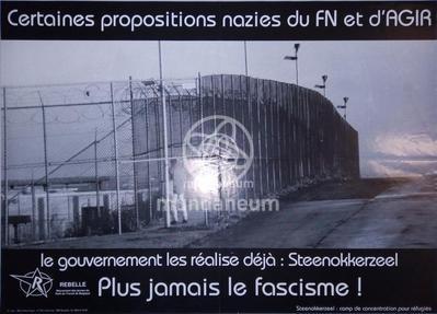 Certaines propositions nazies du FN et d'Agir, le gouvernement les réalise déjà: Steenokkerzeel. Plus jamais le fascisme!