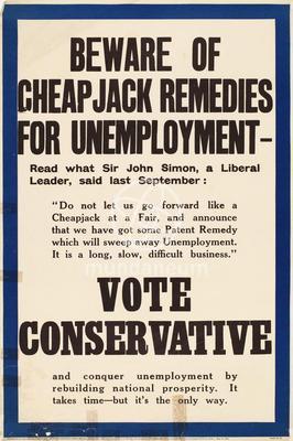 Beware of cheap jack remedies for unemployment. 