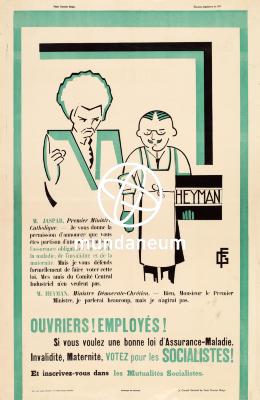 POB. Élections législatives 1929 : Ouvriers !  Employés ! 