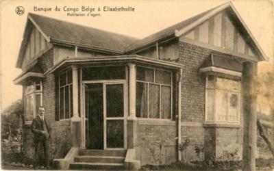 Banque du Congo Belge à Elisabethville. Habitation d'agent