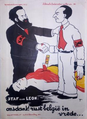 Staf aan Leon: onsdank! rust België in vrede...