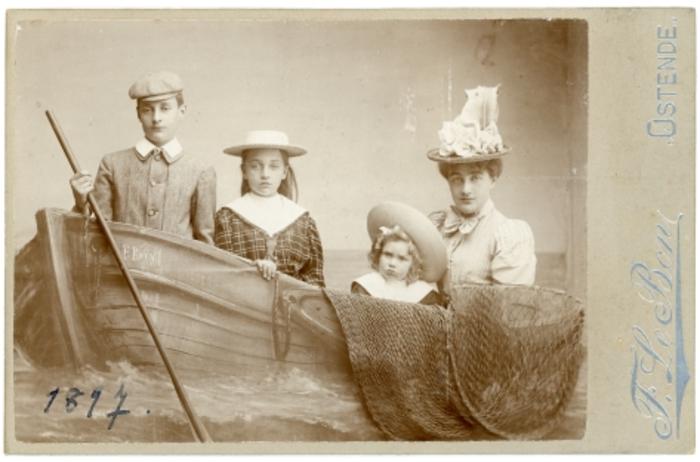 Rita, Adrien, Jeanne et Edo Otlet 