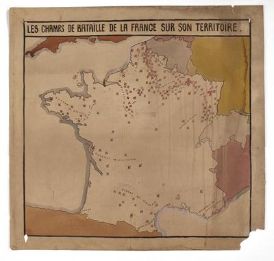Les champs de bataille de la France sur son territoire