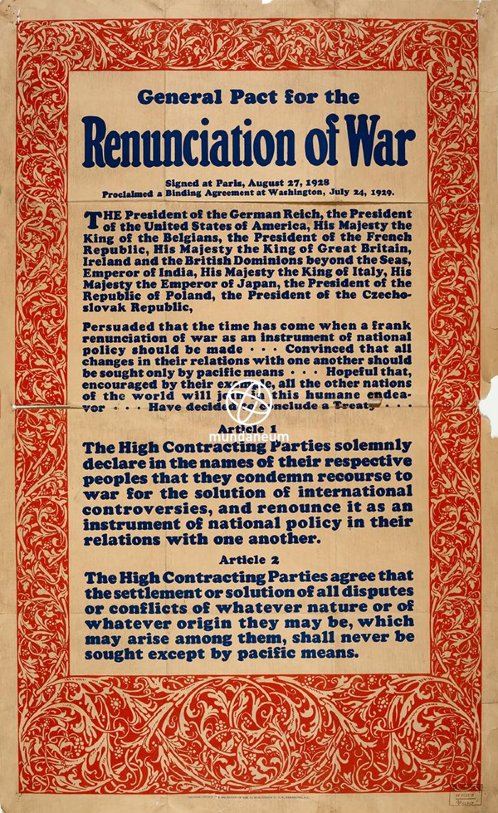 General Pact for the Renunciation of War