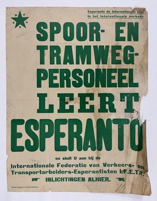 Spoor en tramwegpersoneel leert esperanto